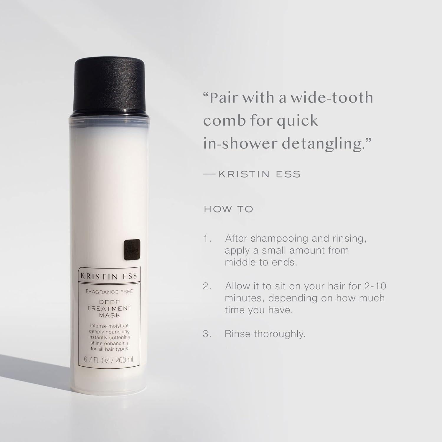 Acondicionador Profundo Kristin Ess Sin Fragancia 198.1 ml x2