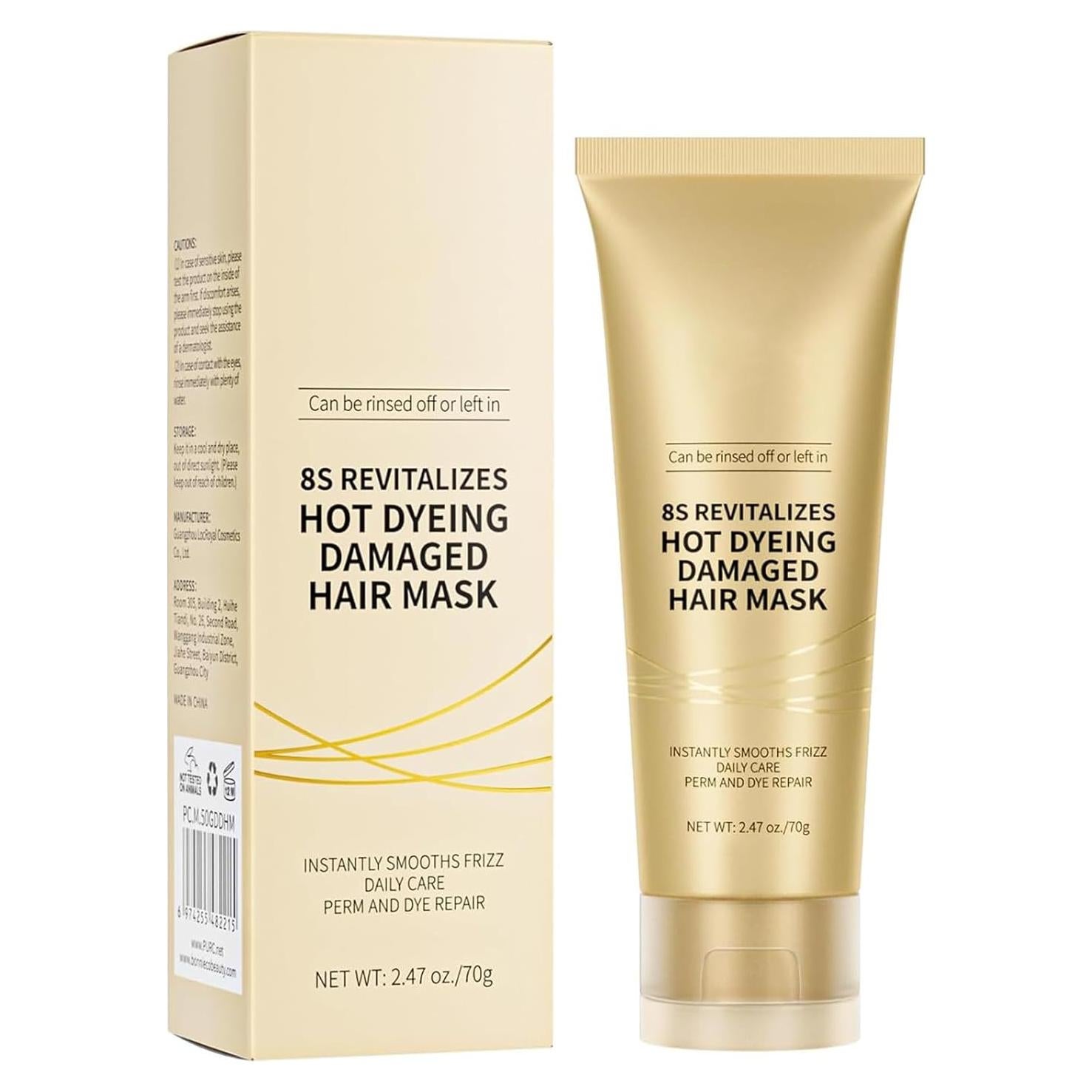 Mascarilla de Queratina Hidrolizada WHHWM 70g - Tratamiento Cabello Dañado