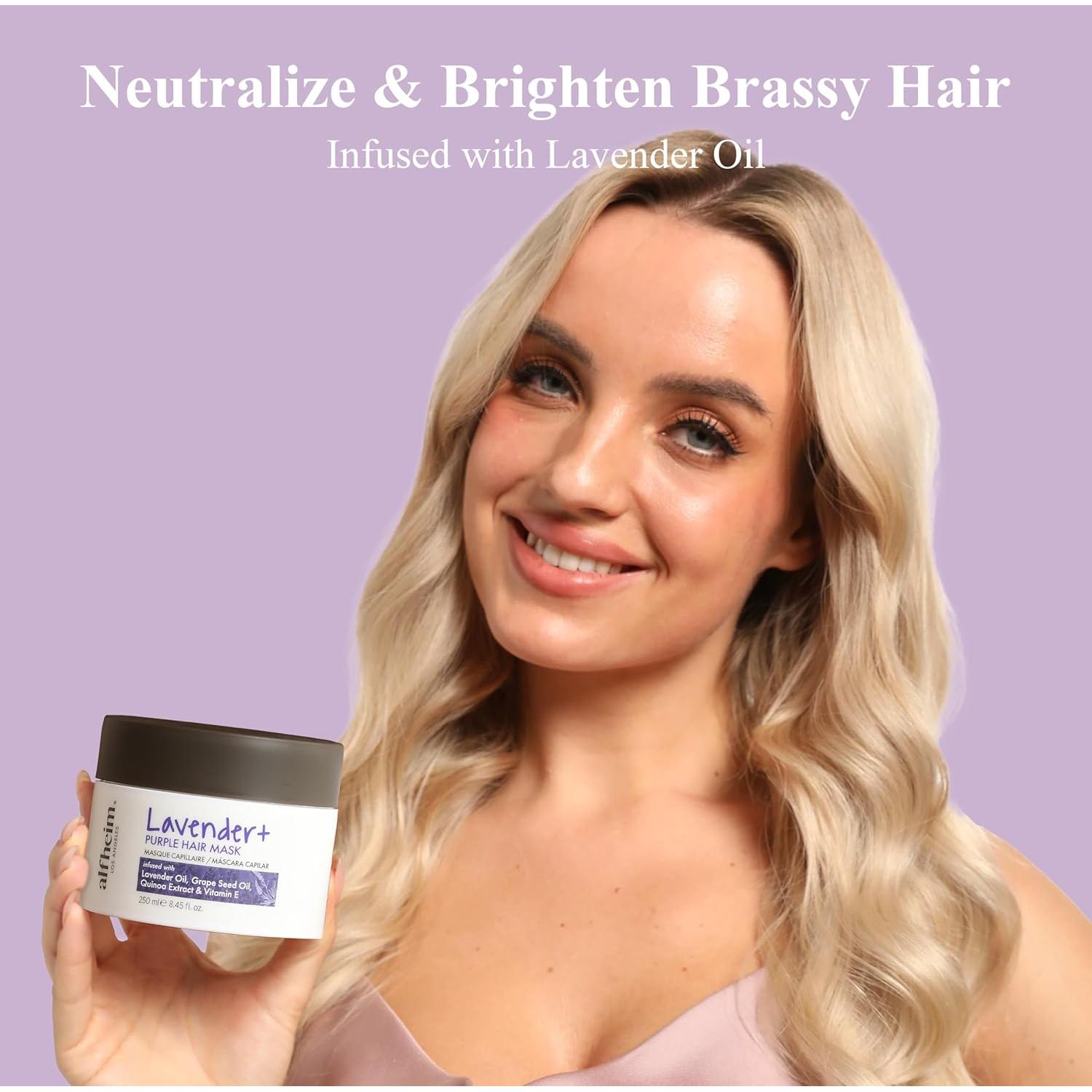 Mascarilla para Cabello Morado Alfheim 240 ml | Hidratación y Reparación