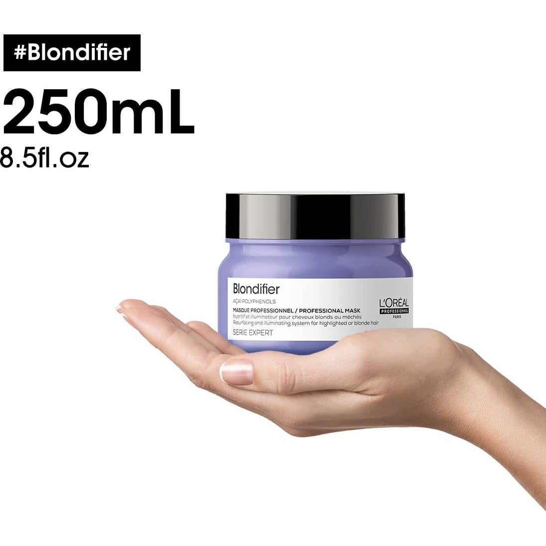 Máscara L'Oréal Professionnel Blondifier 240g - Tratamiento Nutritivo para Cabello Rubio