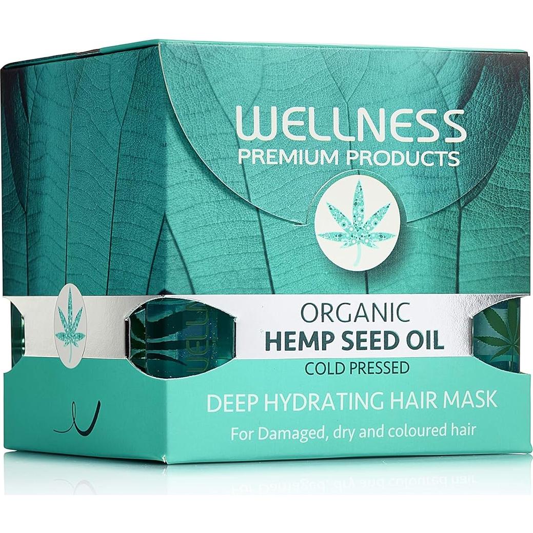 Máscara Capilar Hidratante Profunda Wellness 500 ml - Aceite de Semilla de Cáñamo Orgánico