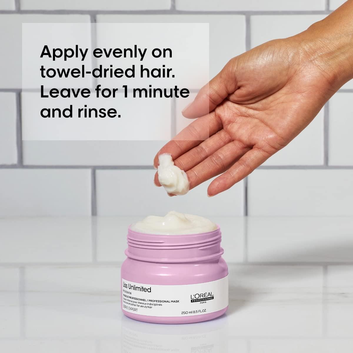 Máscara L'Oréal Professionnel Liss Unlimited 295g - Anti-Frizz