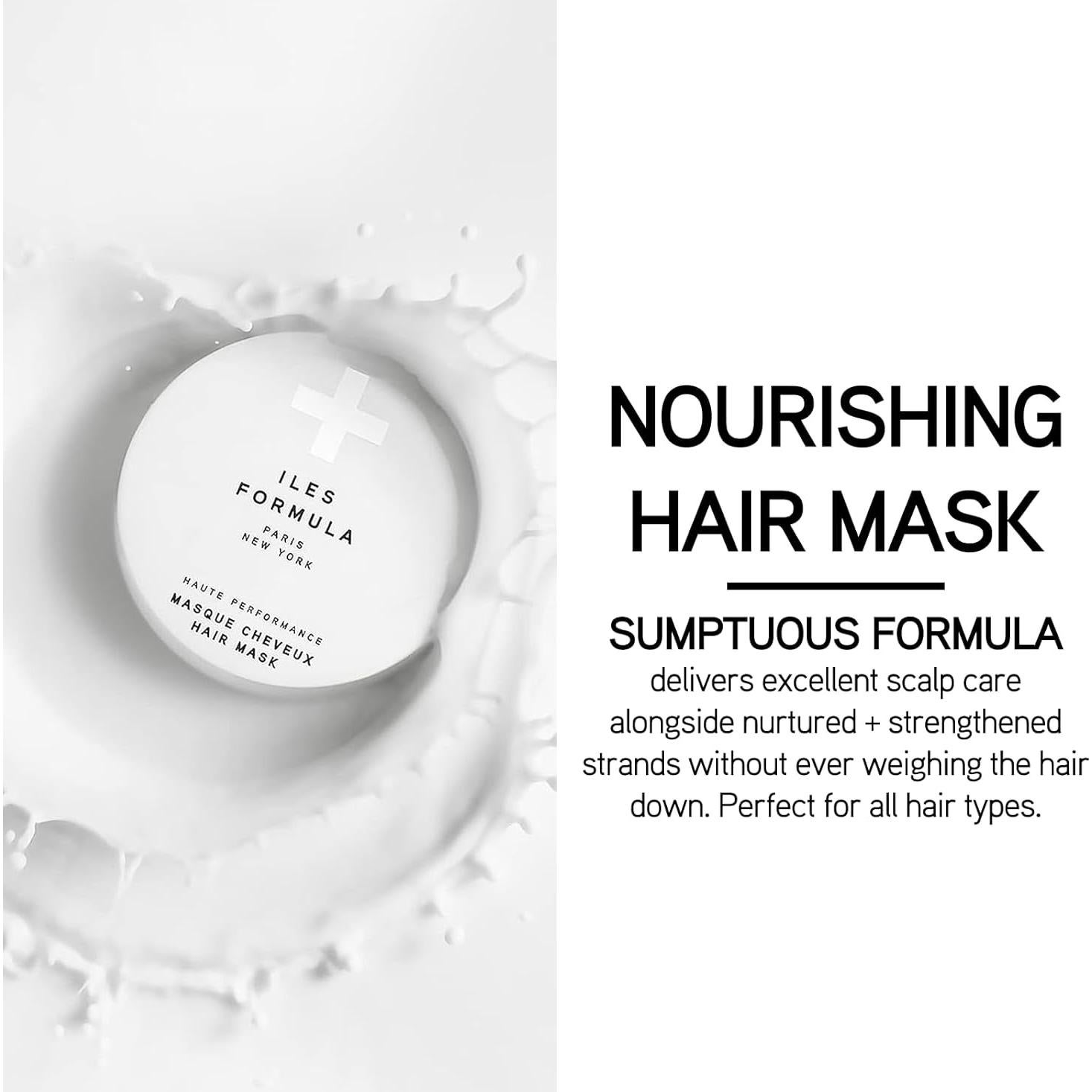 Máscara Hidratante Iles Formula 181g - Tratamiento Cabello Seco y Dañado