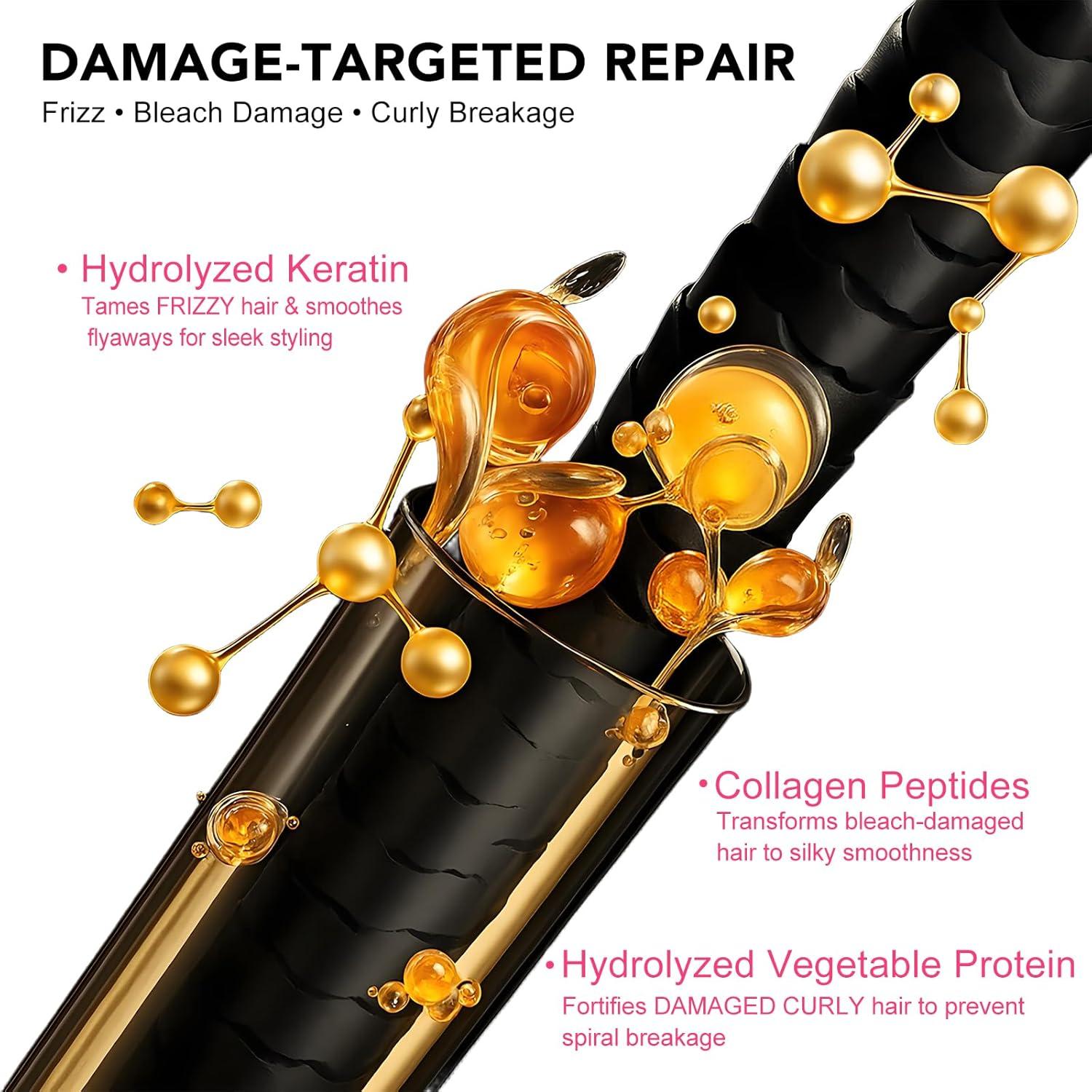 Mascarilla Reparadora de Queratina LSKINBATH 500ml - Acondicionador Profundo