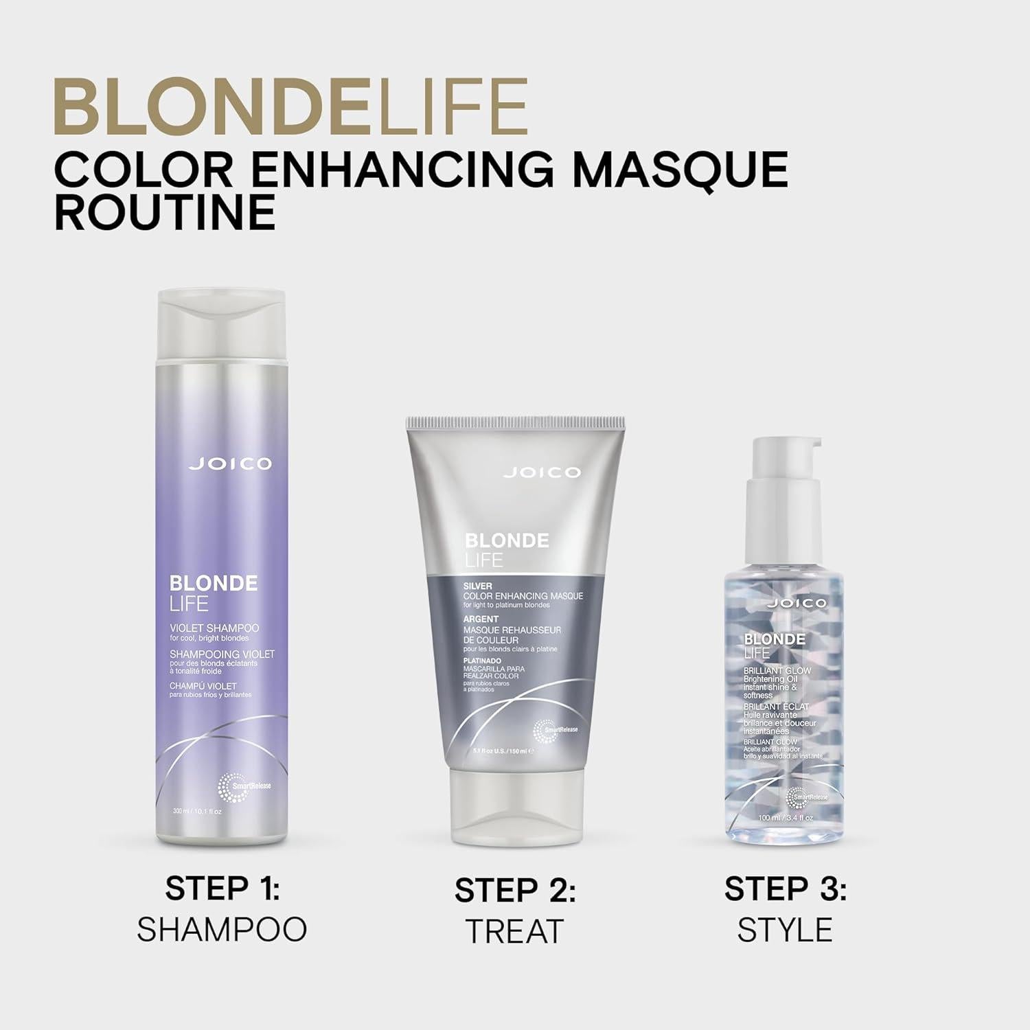 Mascarilla Joico Blonde Life 151 ml | Mejoradora de Color Rubios