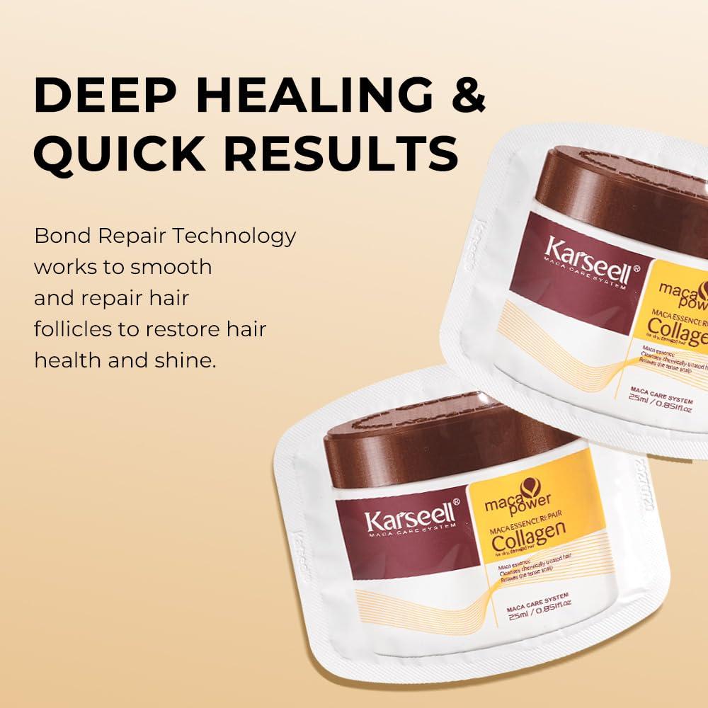 Mascarilla de Colágeno Karseell 600ml Acondicionador Aceite de Argán