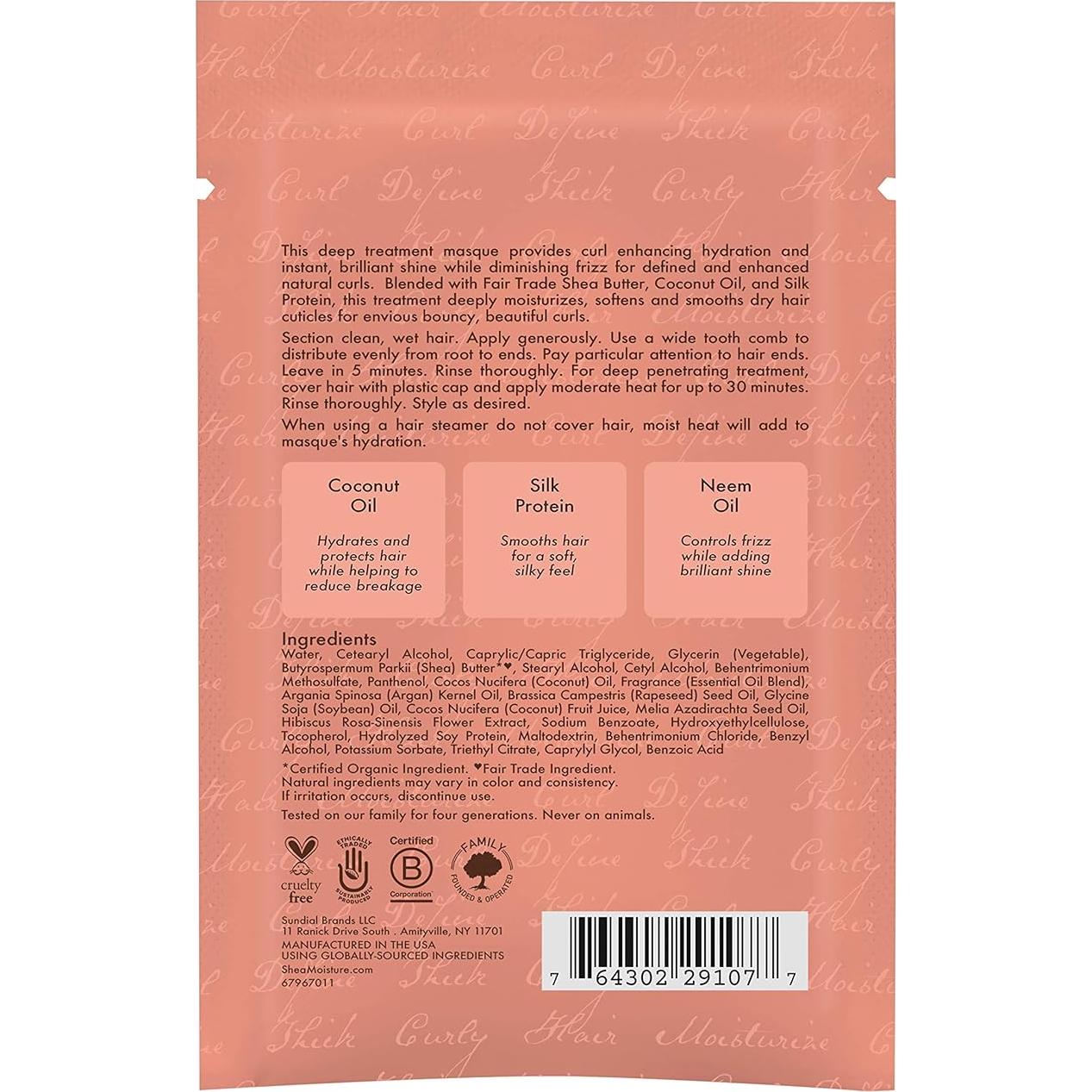 Mascarilla Hidratante para Cabello Rizado Shea Moisture 56.7 g