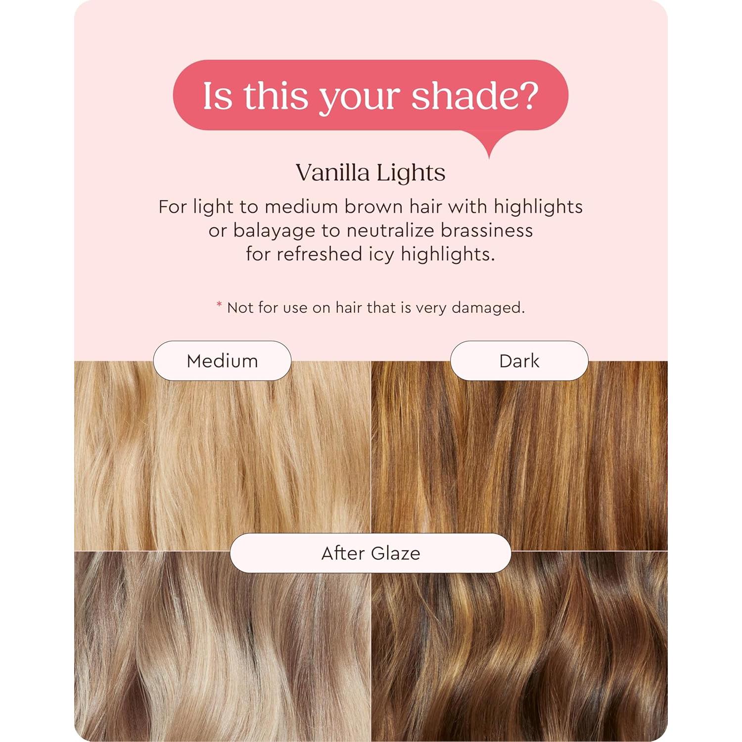 Glaze Supergloss Brillo Color Semi-Permanente 189 ml - Luces de Vainilla