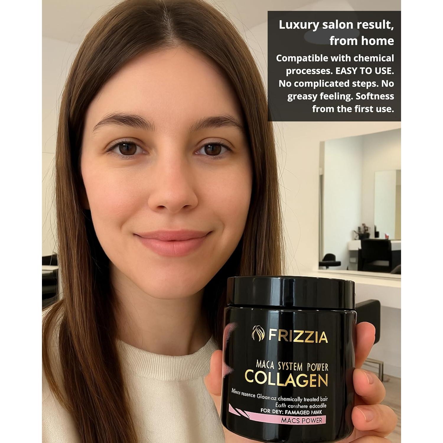 Máscara de Cabello Frizzia Ultra Colágeno 500 ml - Hidratación y Brillo