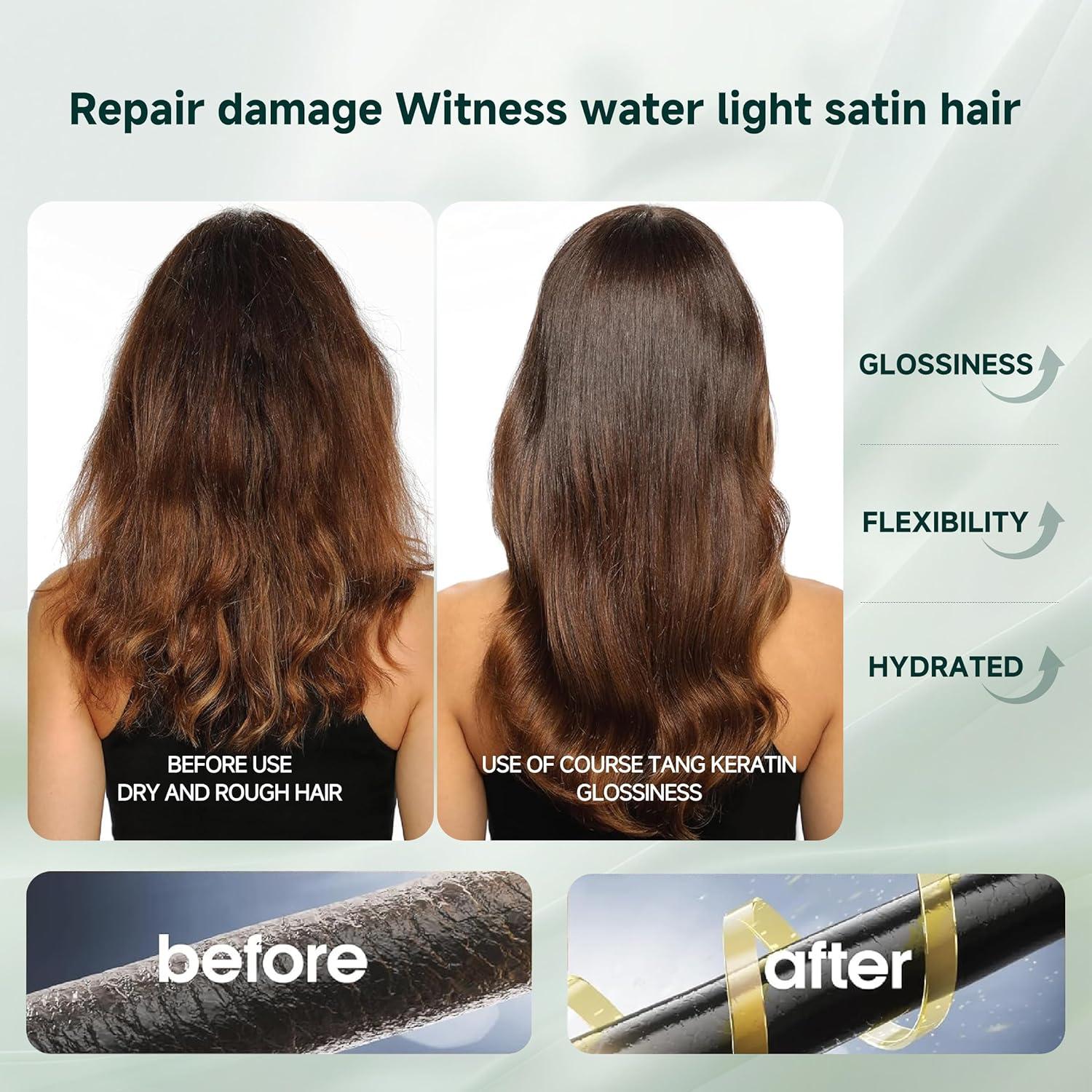 Máscara de Acondicionador de Queratina HONLINK 2 Piezas 72h Hidratación