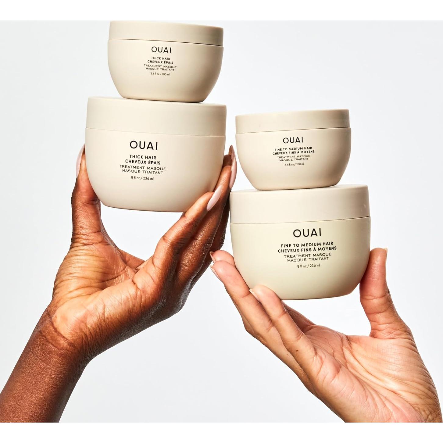 Mascarilla Hidratante OUAI para Cabello Fino 96 g - Reparación y Brillo