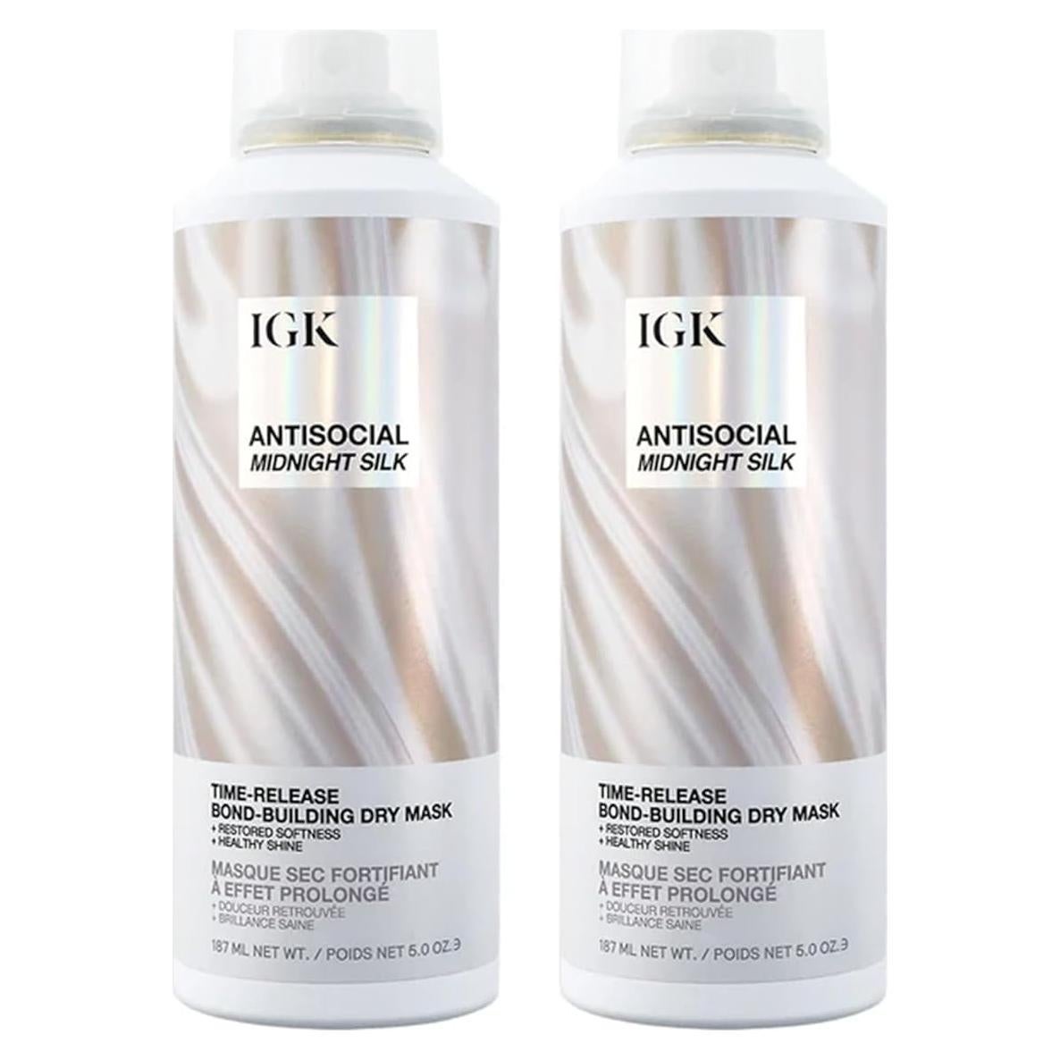 Mascarilla Seco IGK Antisocial 2x142g - Hidrata y Repara