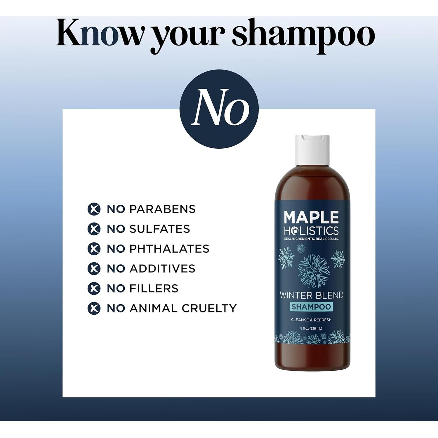 Champú Sin Sulfatos Maple Holistics 226g - Aclarador Profundo