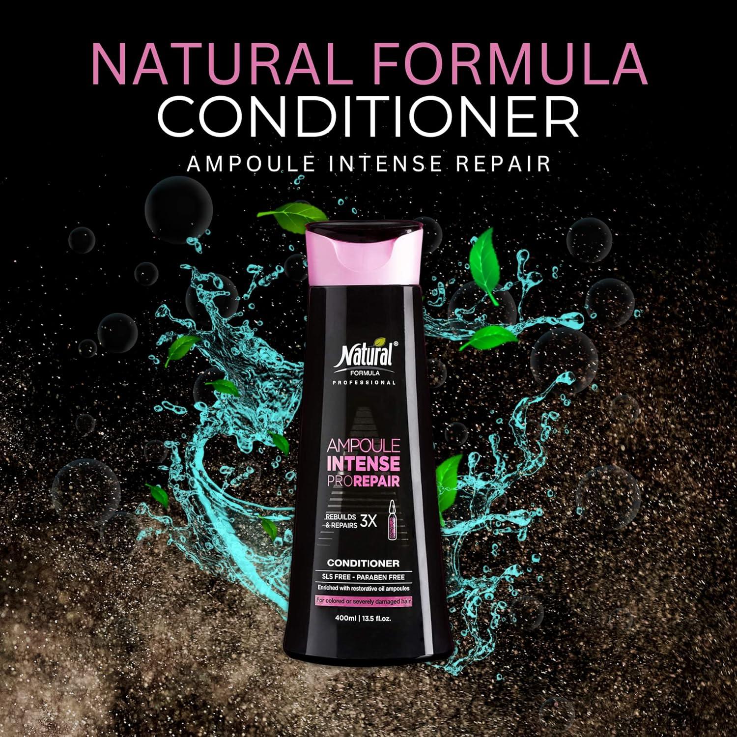 Acondicionador Intenso Natural Formula CosmoPharm 400 ml - Repara y Nutre Cabello Dañado