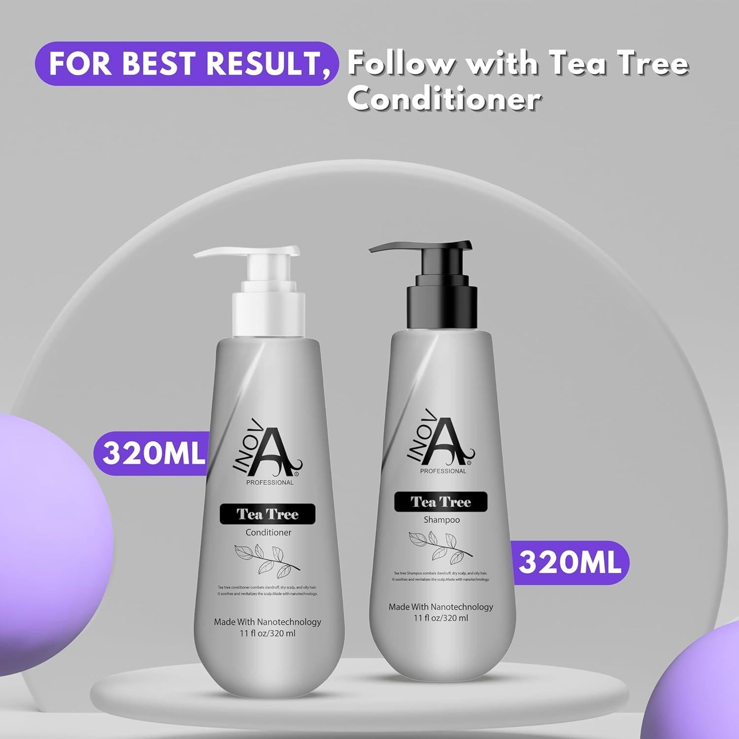 Champú de Árbol de Té Inova Professional 311 ml - Cuidado Nutritivo