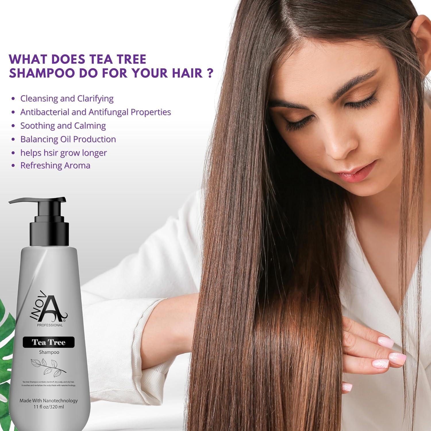 Champú de Árbol de Té Inova Professional 311 ml - Cuidado Nutritivo