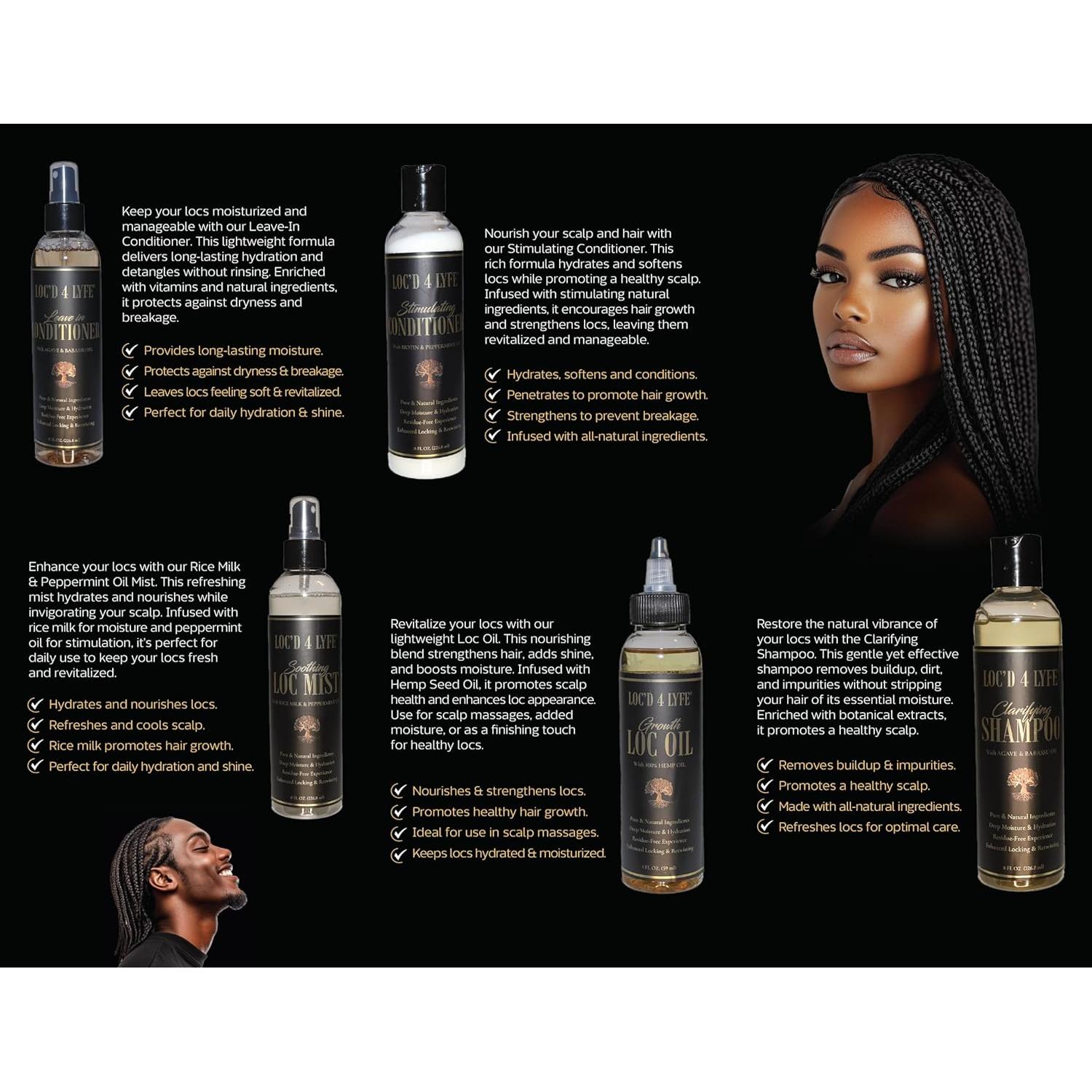 Acondicionador Estimulante LOCD 4 LYFE 227g - Menta y Árbol de Té