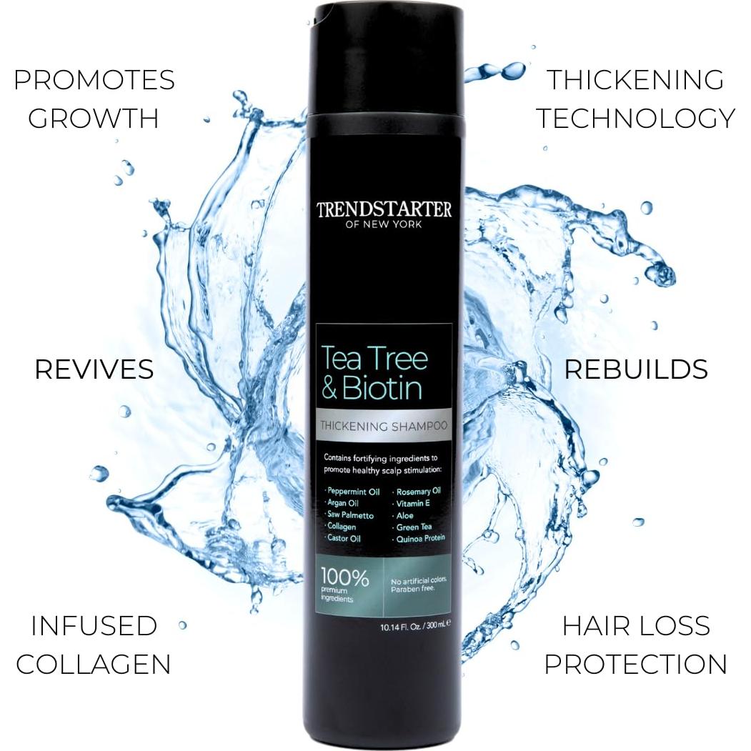 Champú Engrosante TRENDSTARTER Árbol de Té y Biotina 300 ml