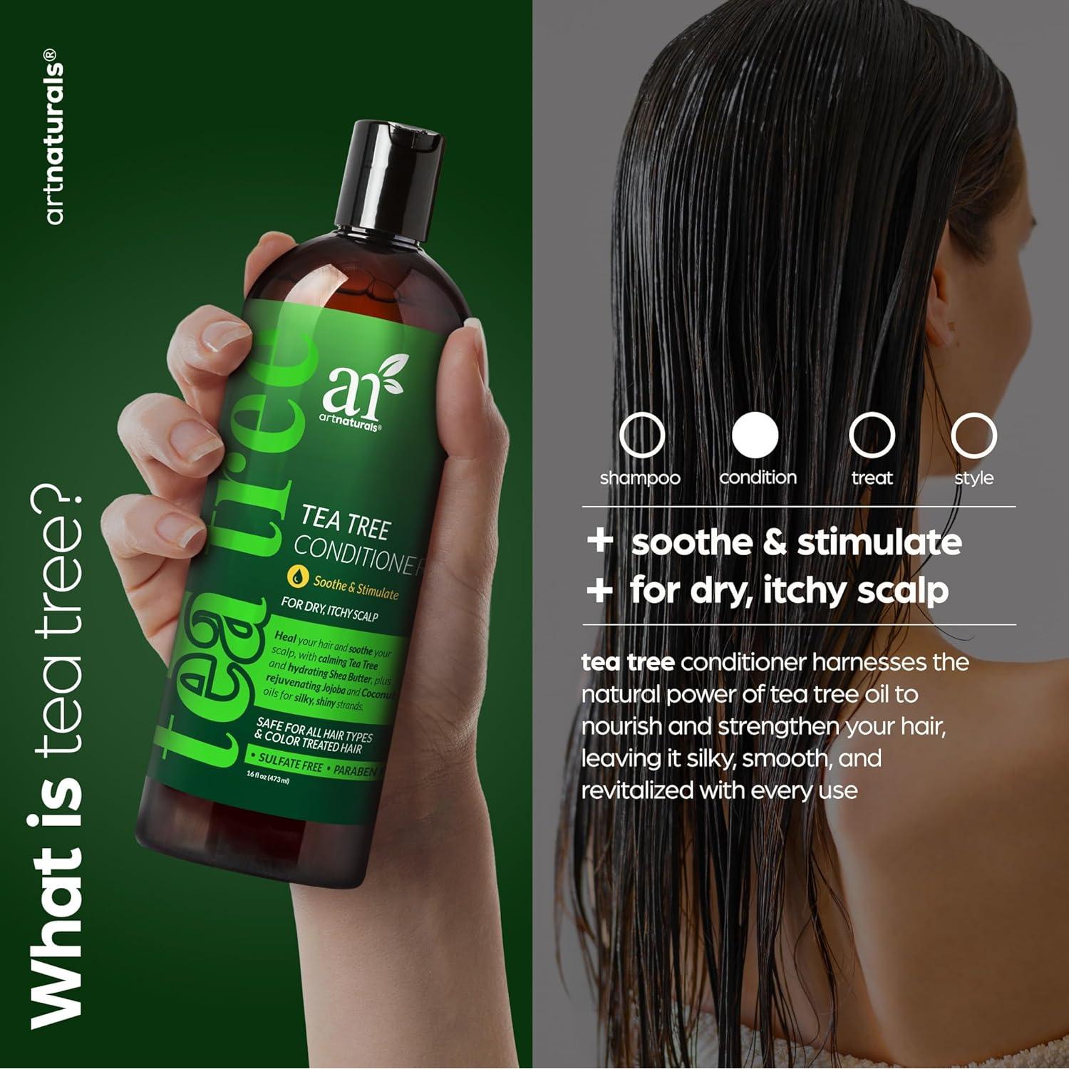 Acondicionador Artnaturals 473ml - Aceite de Árbol de Té - Anti Caspa