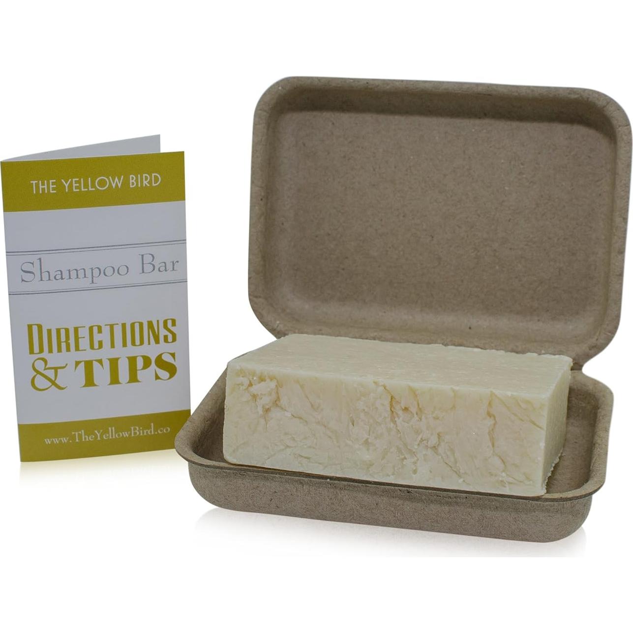 Jabón Sólido Champú Orgánico El Pájaro Amarillo 90g Anticaspa