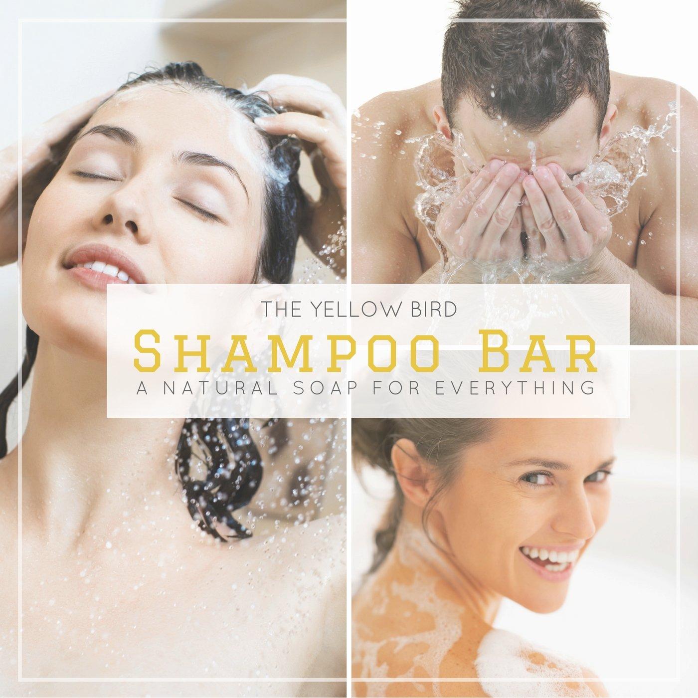 Jabón Sólido Champú Orgánico El Pájaro Amarillo 90g Anticaspa