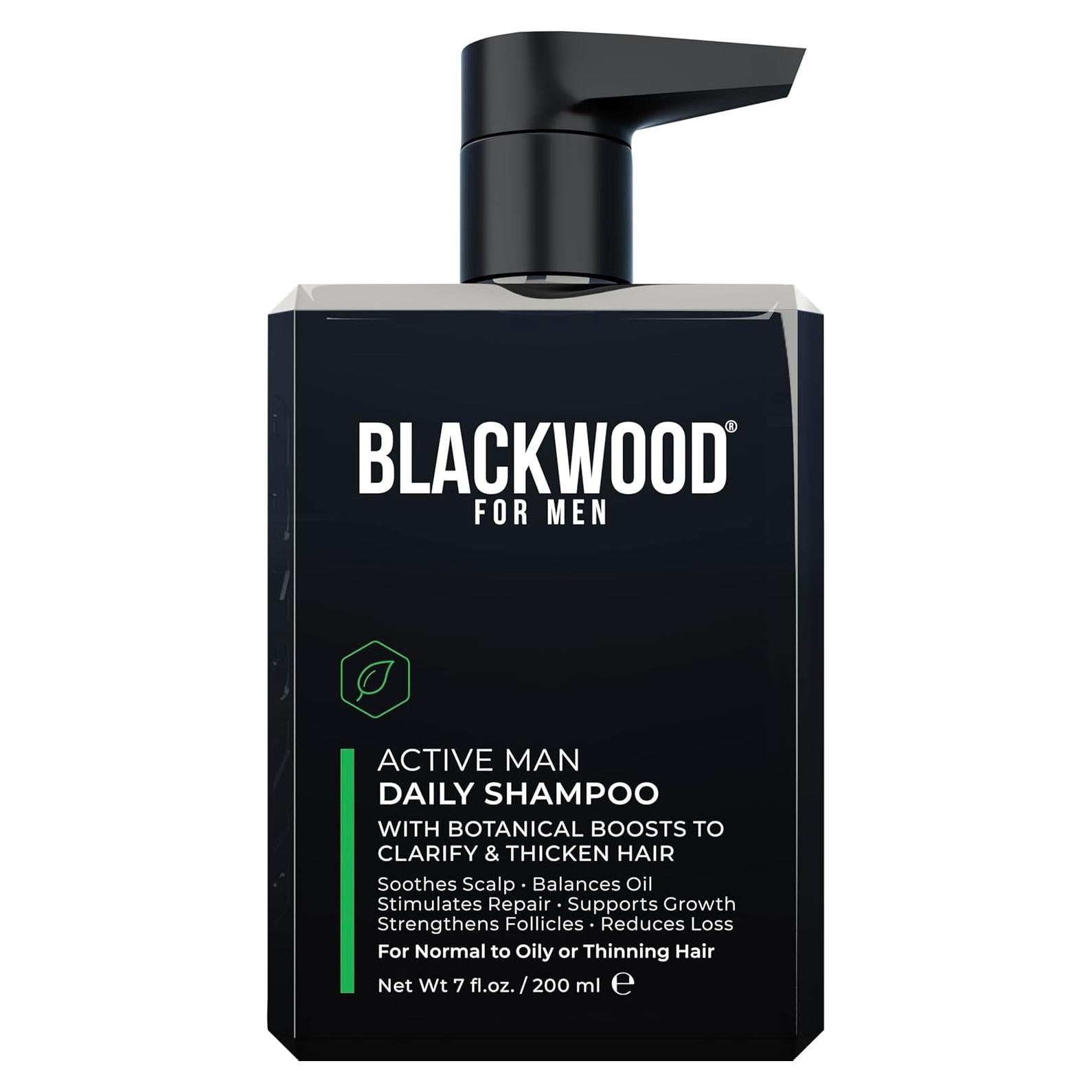Champú Engrosante y Aclarador Blackwood Para Hombres 198.4g