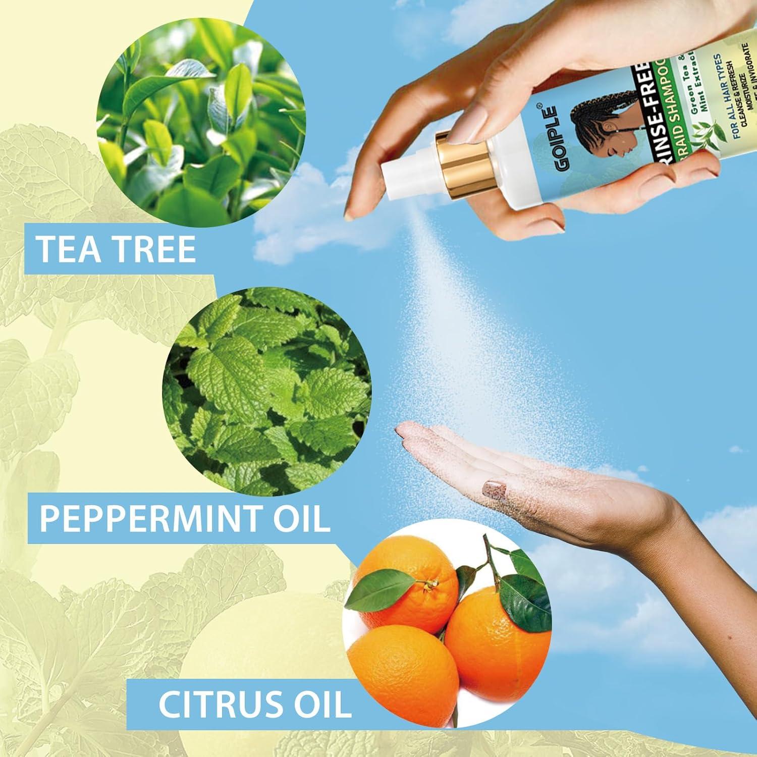 Champú sin enjuague Goiple para trenzas 200 ml - Natural y cómodo