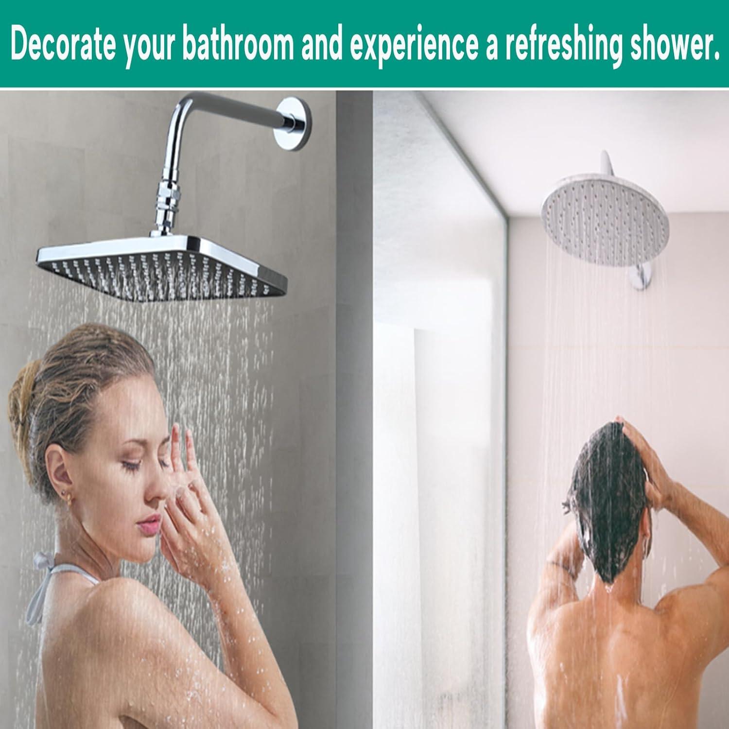 Adaptador de Ducha Giratorio LUOFANT de Latón Pulido G1/2