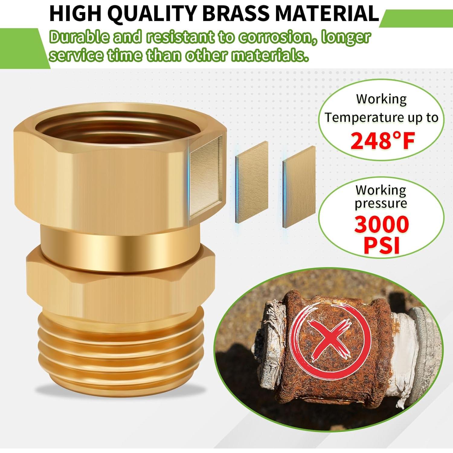 Conector Giratorio para Manguera de Jardín Boltigen 3/4" GHT