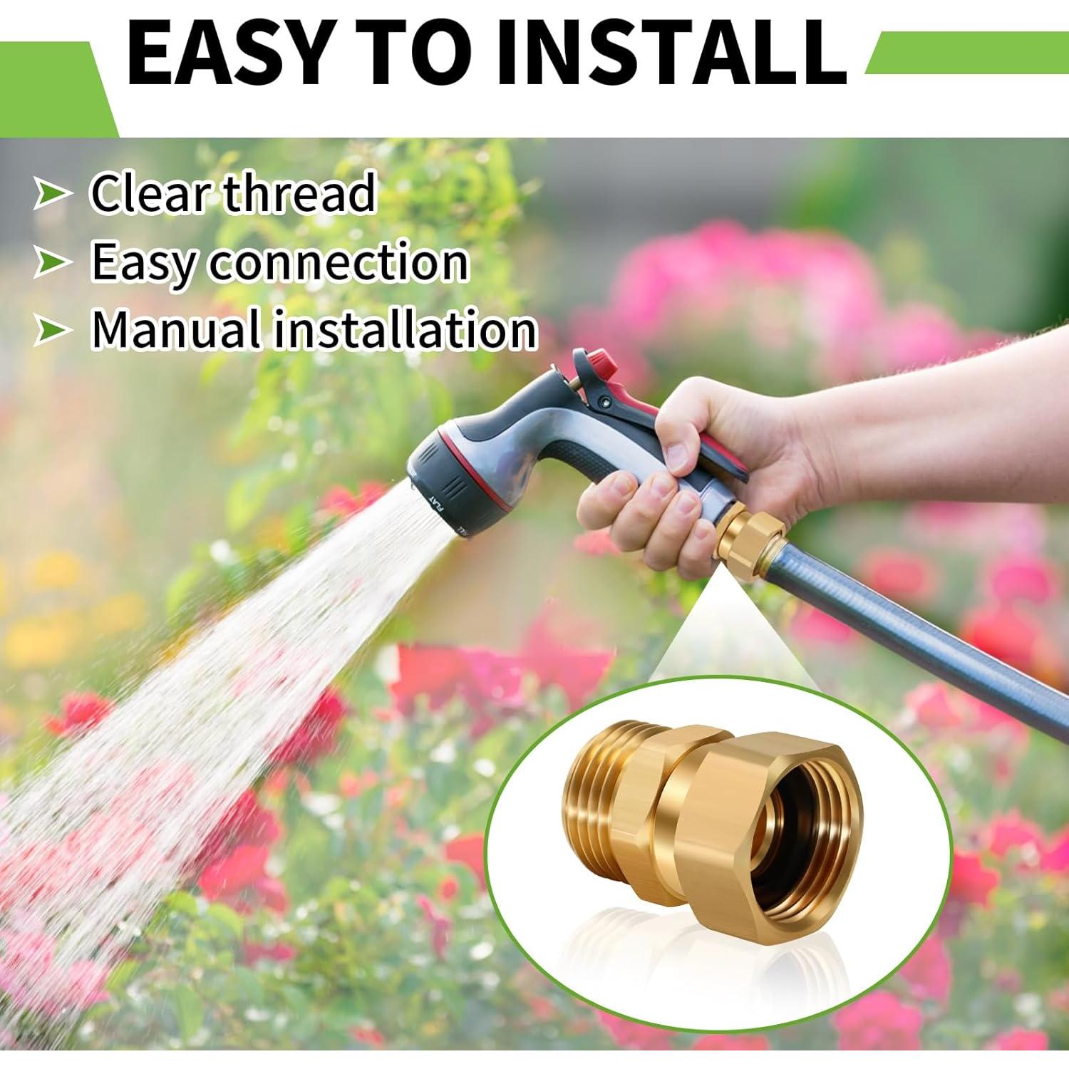 Conector Giratorio para Manguera de Jardín Boltigen 3/4" GHT