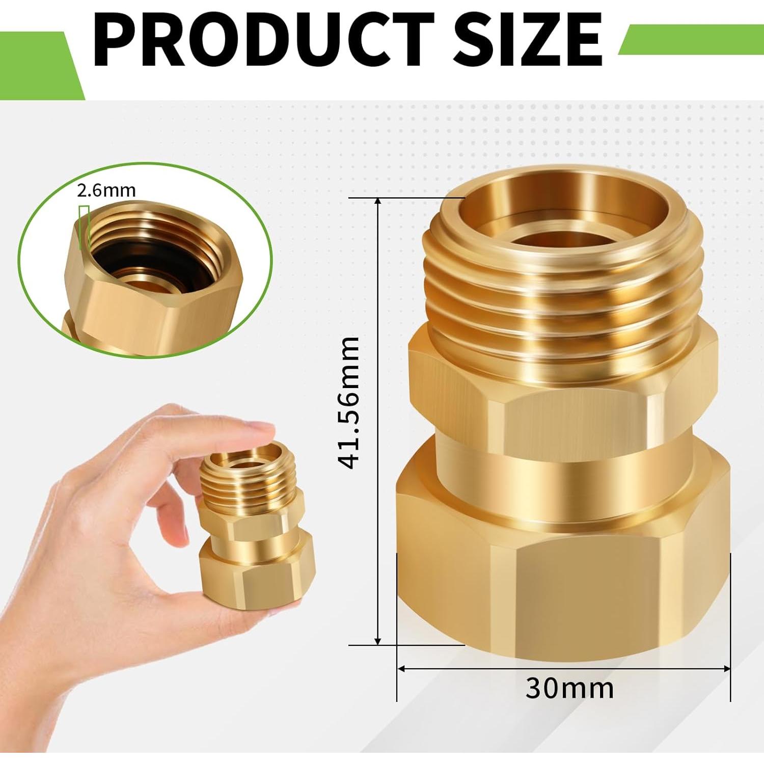 Conector Giratorio para Manguera de Jardín Boltigen 3/4" GHT