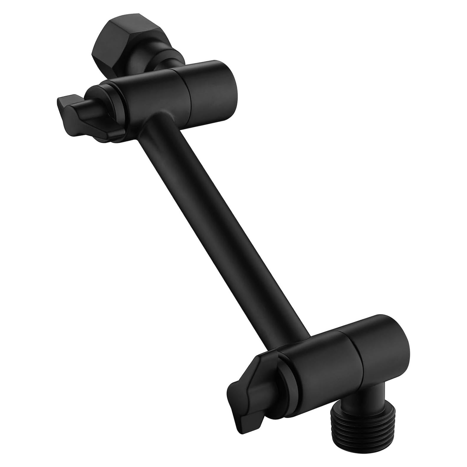 Brazo de extensión de ducha Senhozi 10 cm negro mate latón