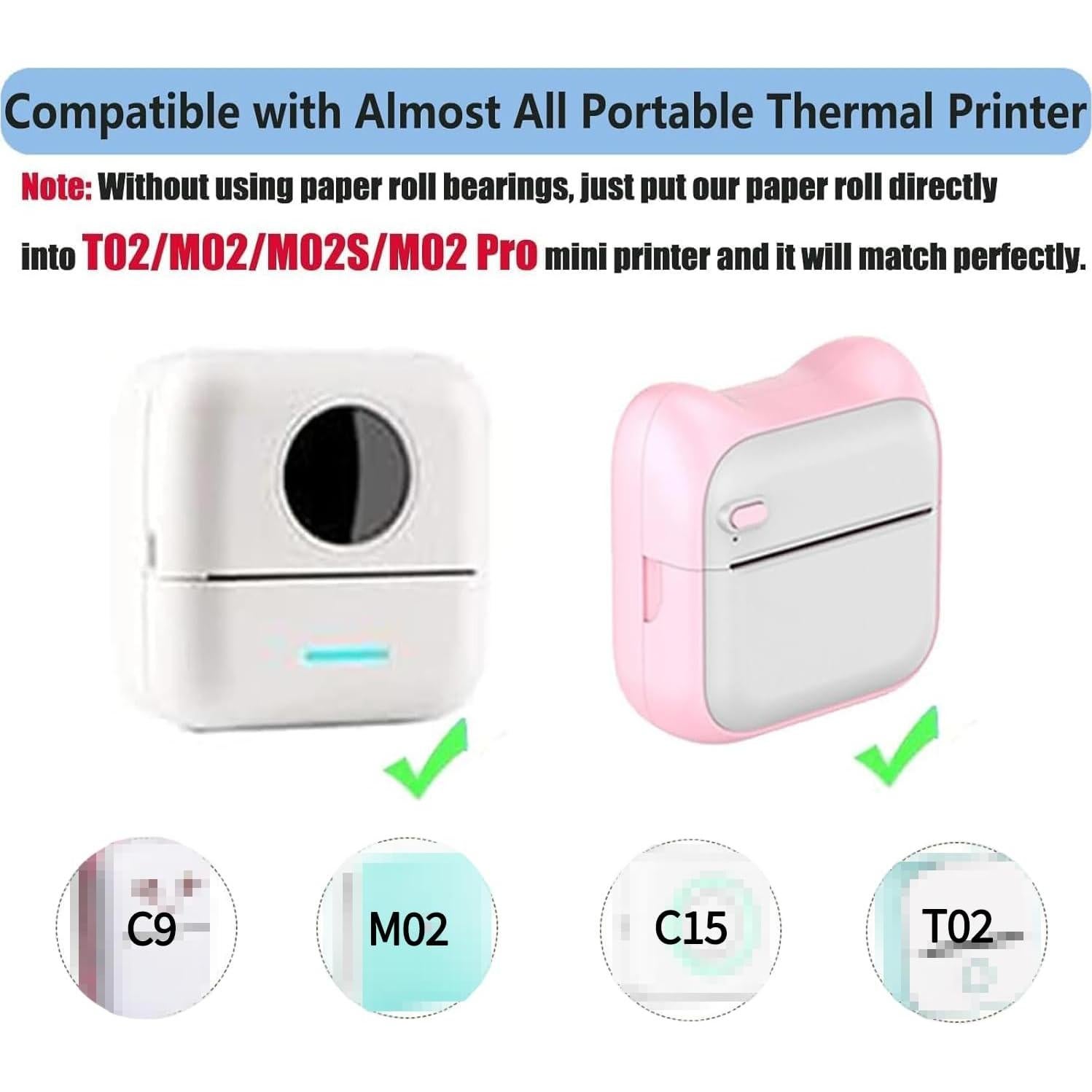 16 Rollos de Papel Térmico Autoadhesivo Bagvhandbagro 50mm x 4m