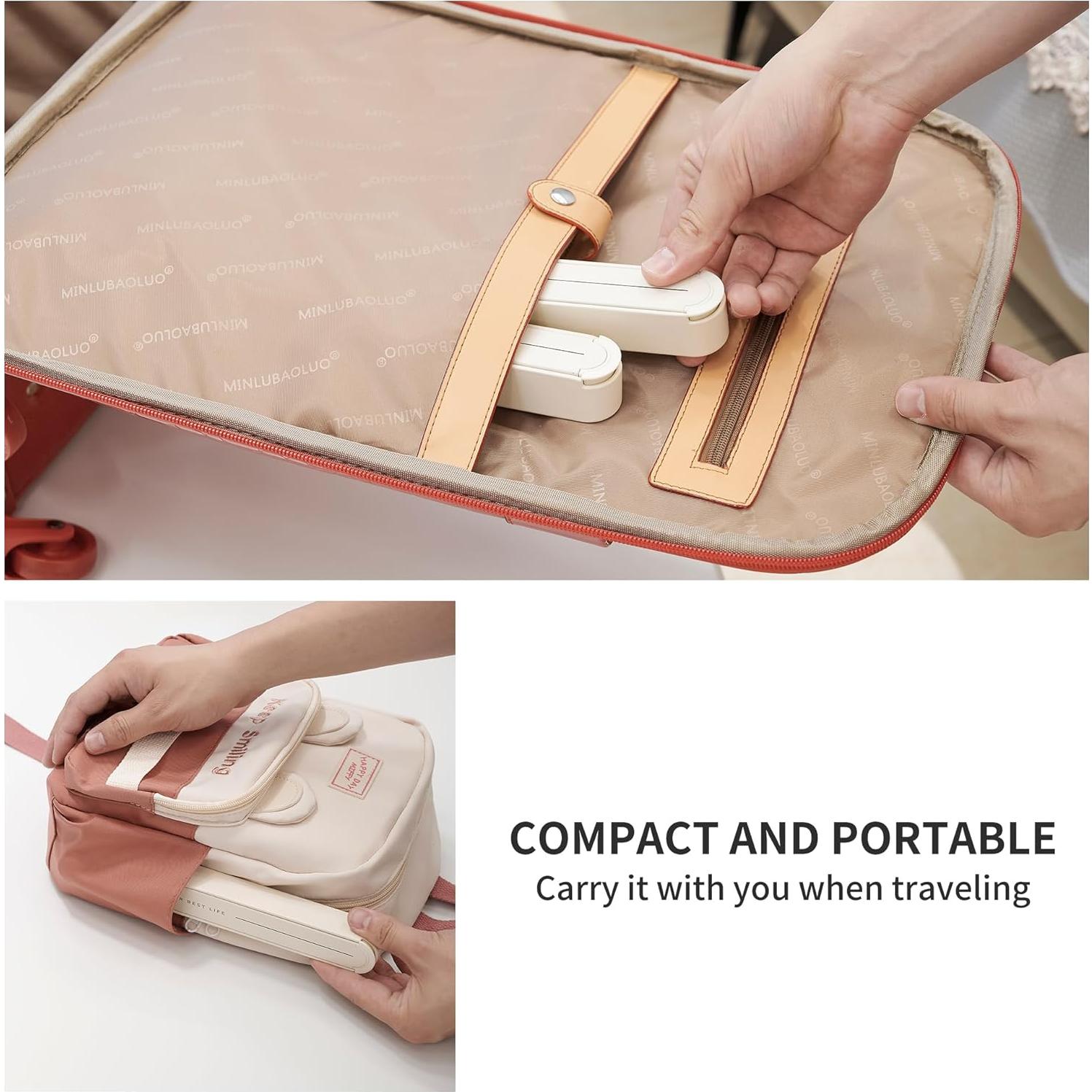 Ganchos sobre la puerta RFOUO Plegables 6+1 Blanco Lechoso