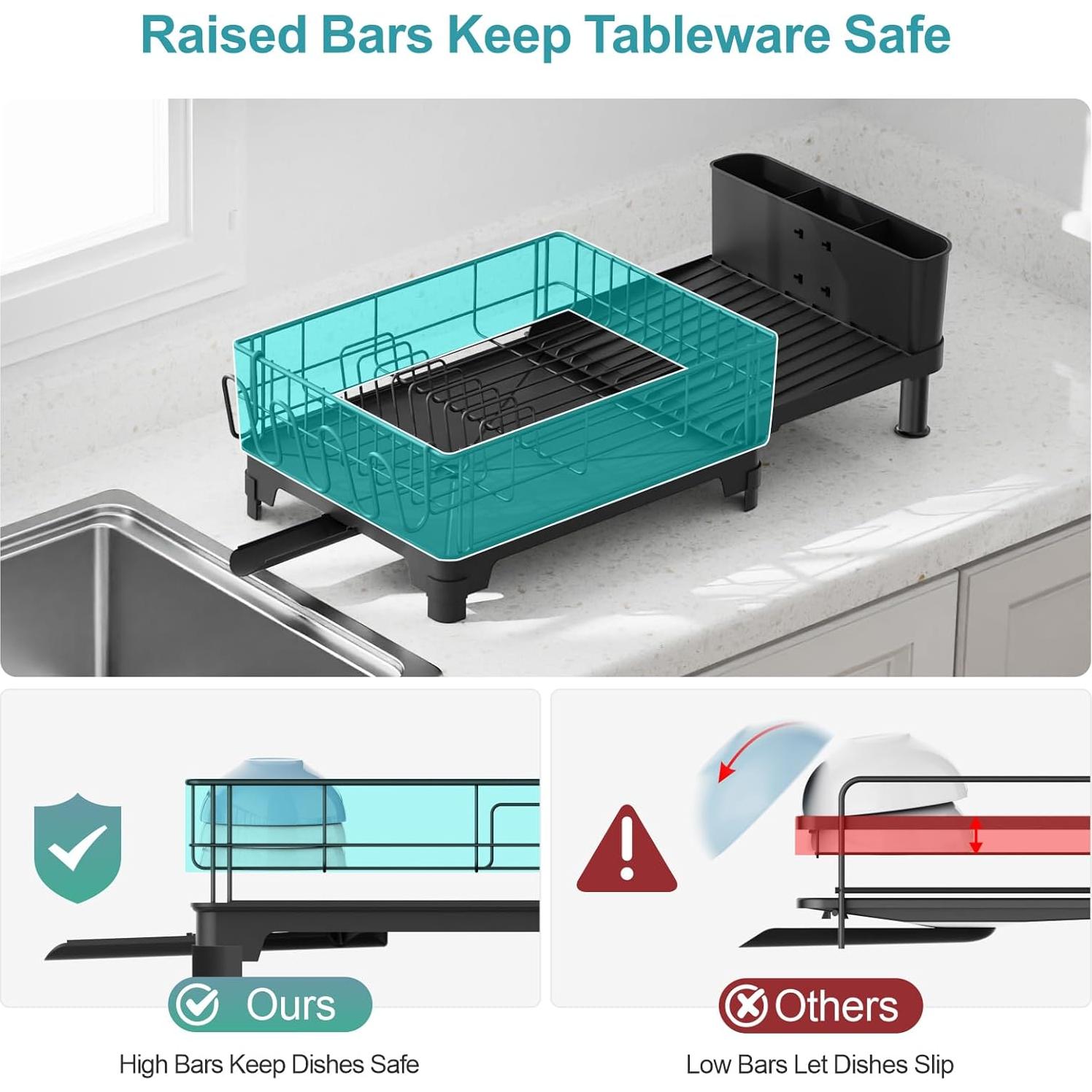 Escurridor de Platos Expandible GSlife 66.5 cm Antioxidante
