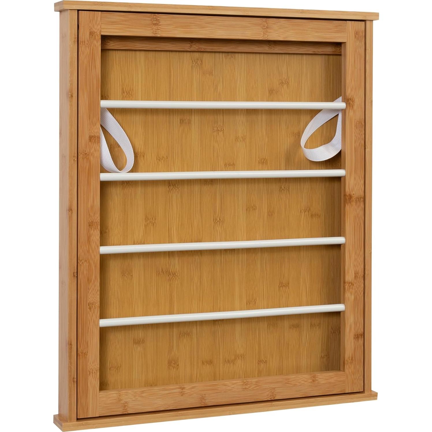 Estante de Secado de Ropa Plegable Honey-Can-Do Bambú 58 cm