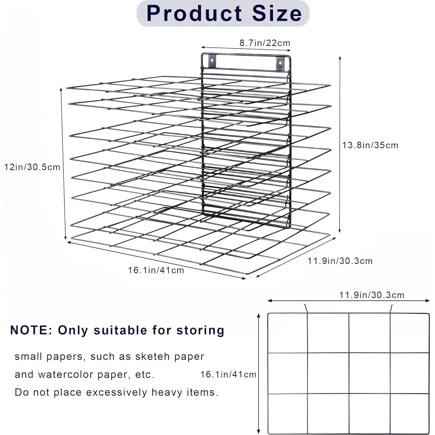 Estante de Secado de Arte LIAQICHA con 8 Estantes Extraíbles