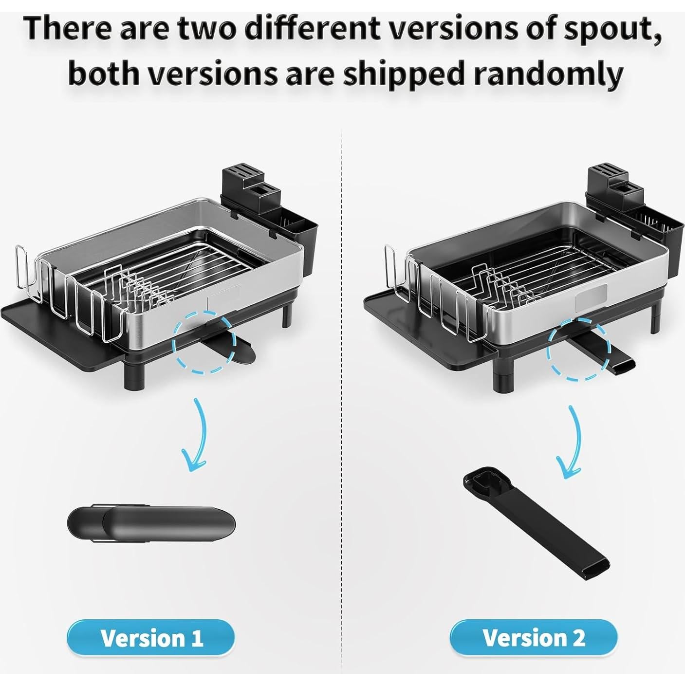 Escurridor de Platos Ewaiira Acero Inoxidable Blanco 41.9x32cm