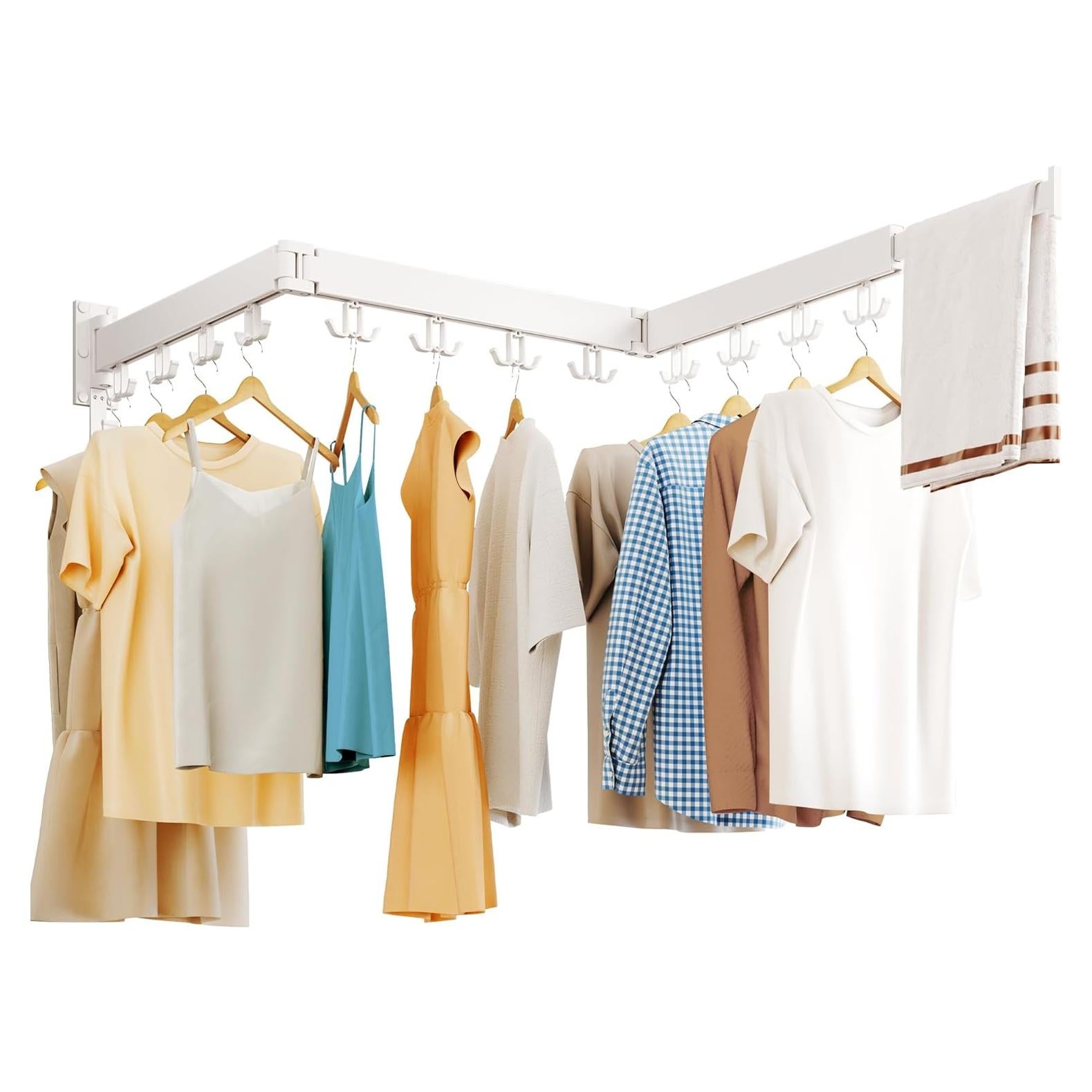 Estante Plegable para Secar Ropa HEILAIYI Montado en Pared