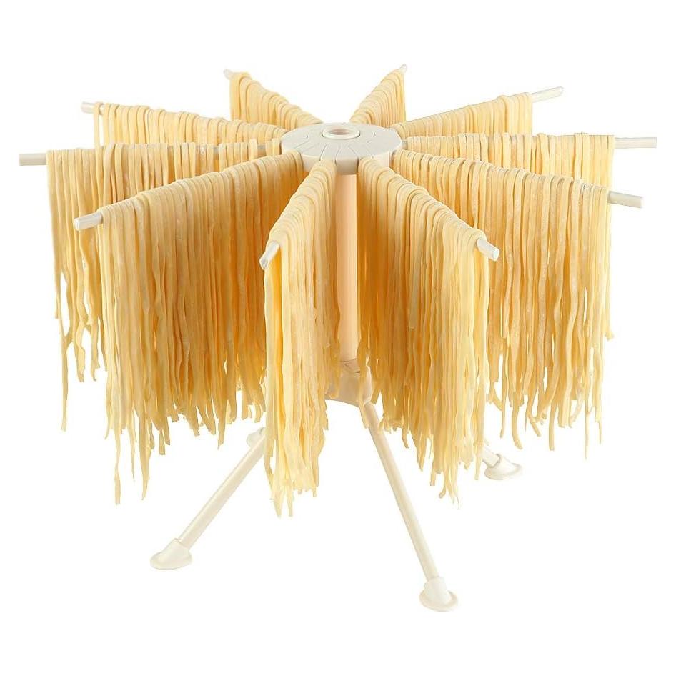 Soporte Plegable para Secar Pasta Ourokhome - 10 Brazos Blanco