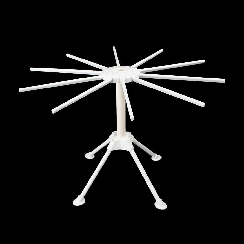 Soporte Plegable para Secar Pasta Ourokhome - 10 Brazos Blanco