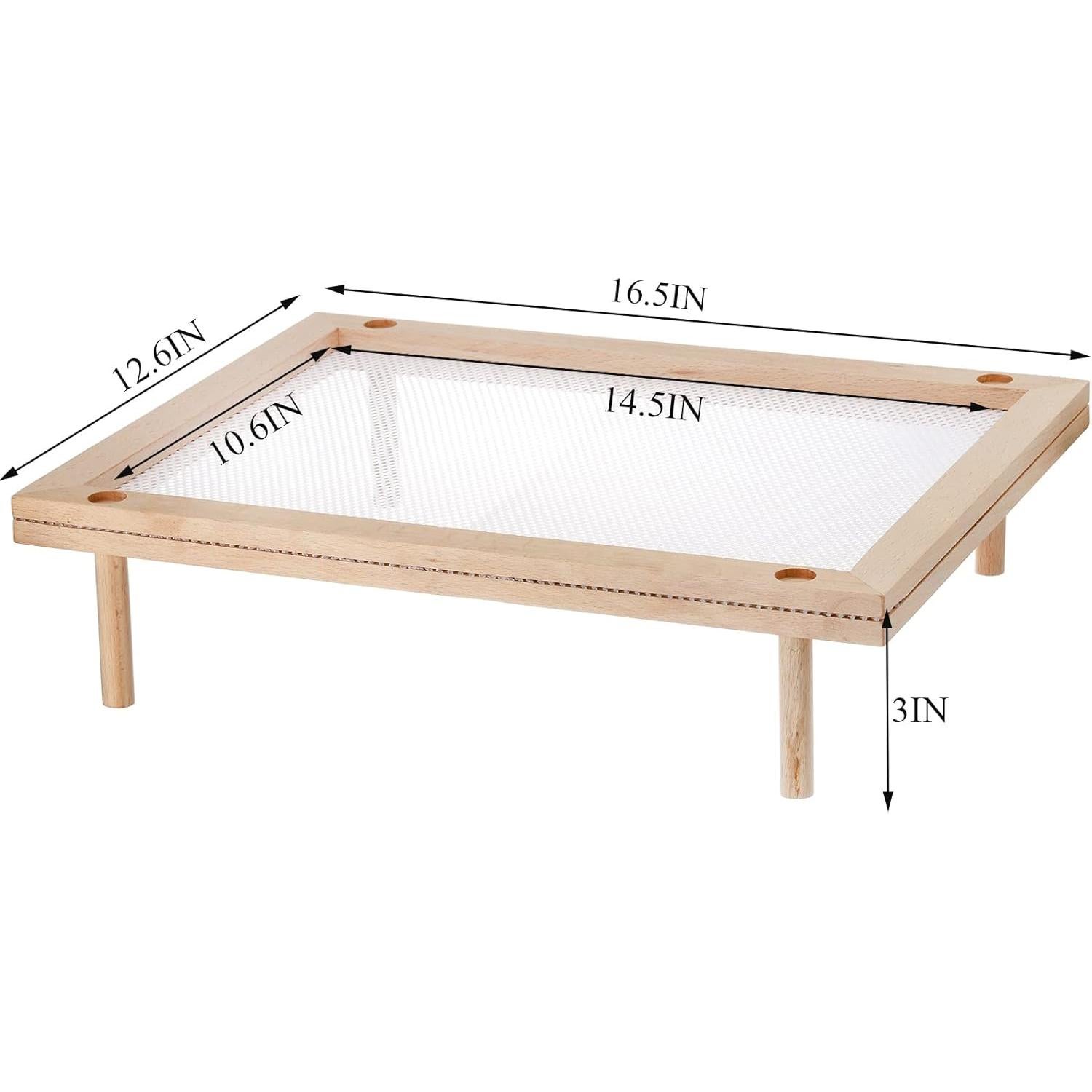 Juego de 2 Estantes Apilables Cedilis para Secar Alimentos
