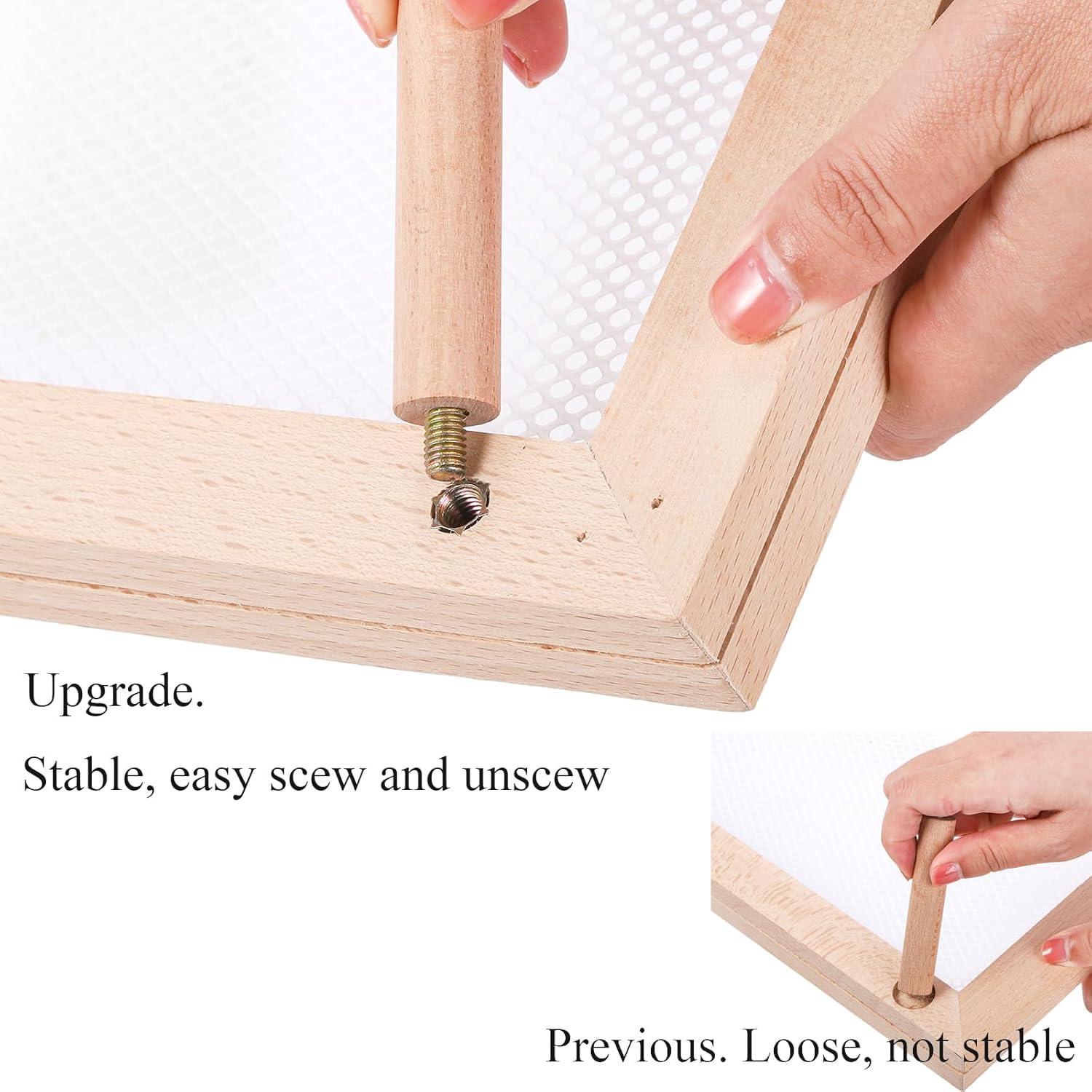 Juego de 2 Estantes Apilables Cedilis para Secar Alimentos