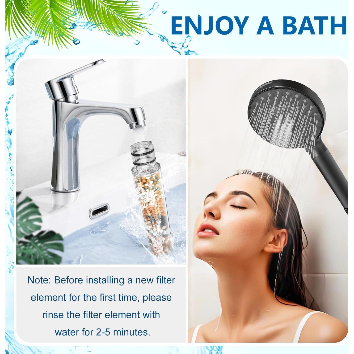 Filtro de Reemplazo Khotilong para Cabezal de Ducha SR-04, 4 Unidades