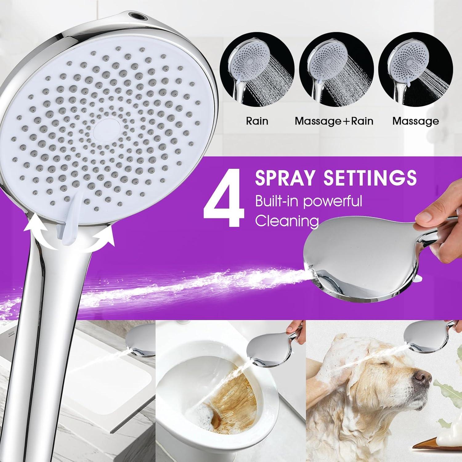 Cabeza de Ducha Filtrada PROOX con Filtro de 20 Etapas y Brazo de 30.48 cm