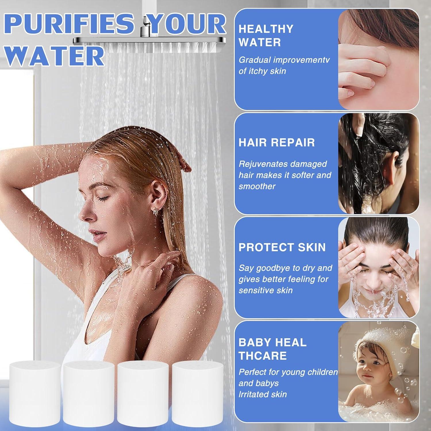 Paquete de 8 cartuchos de filtro de ducha Waai Richeraza 20 etapas