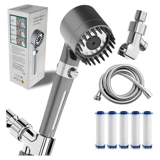 Cabezal de Ducha Filtrado Genérico 3 Modos Ajustable 1.5M