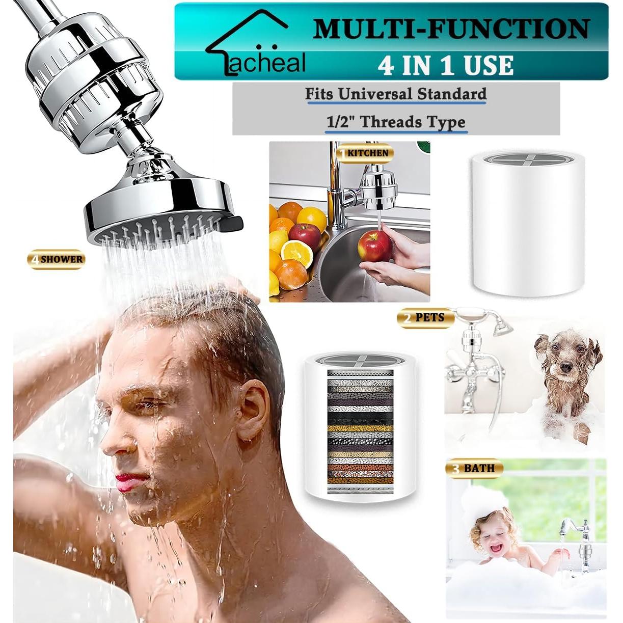 Cartuchos de Filtro de Ducha ChooBoo 20 Etapas - Paquete de 4