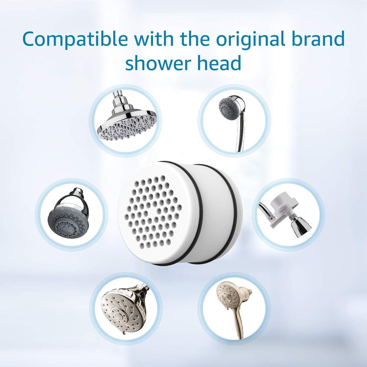 Cartucho Filtro Ducha AQUA CREST WHR-140 KDF Avanzado - 2 Unidades