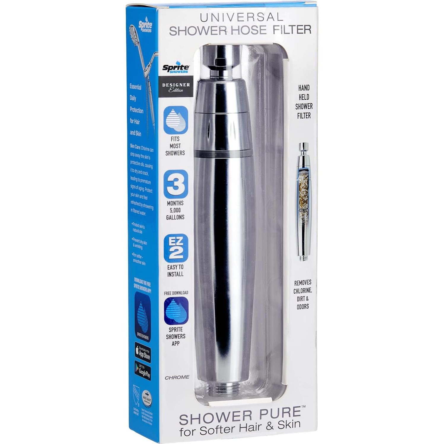 Filtro de Manguera de Ducha Sprite HF2-CM con Cartucho HHC